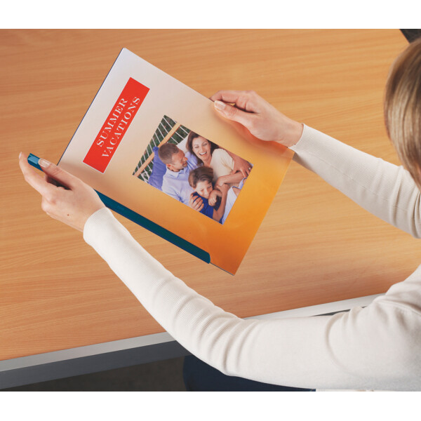 LEITZ Klemmschiene, DIN A4, Füllhöhe: 15 mm, schwarz