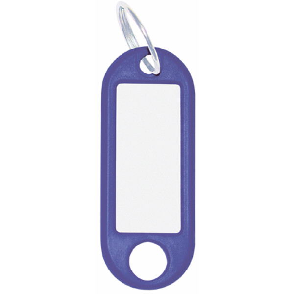 WEDO Schlüsselanhänger mit Ring, Durchmesser: 18 mm, schwarz