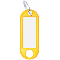 WEDO Schlüsselanhänger mit Ring, Durchmesser: 18 mm, schwarz