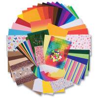 folia Bastelpapier-Set Trends Ganzjahr, 322-teilig