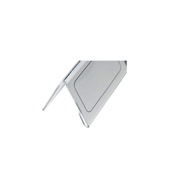 DURABLE Tisch-Namensschild, Dach-Form, aus Acryl