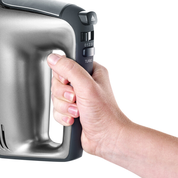 SEVERIN Handmixer HM 3832, 400 W, grau-metallic schwarz