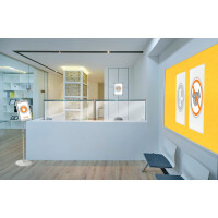 nobo Filztafel Impression Pro Widescreen, 32", gelb