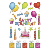 HERMA Geschenke-Sticker DECOR "Happy Birthday"