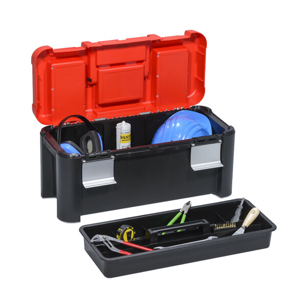 allit Werkzeugkoffer McPlus Alu 25, PP, rot schwarz