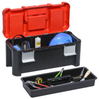 allit Werkzeugkoffer McPlus Alu 25, PP, rot schwarz