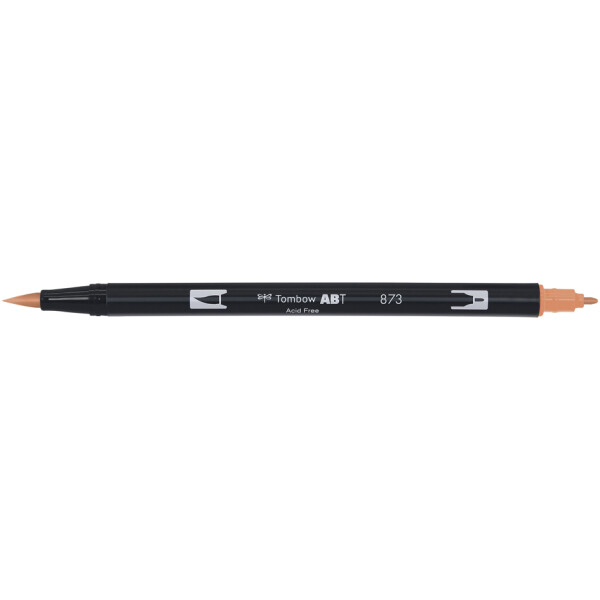 Tombow Doppelfasermaler "ABT DUAL BRUSH PEN", poppy red