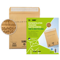 MAILmedia Papierpolster-Versandtasche SUMO, Typ E, braun