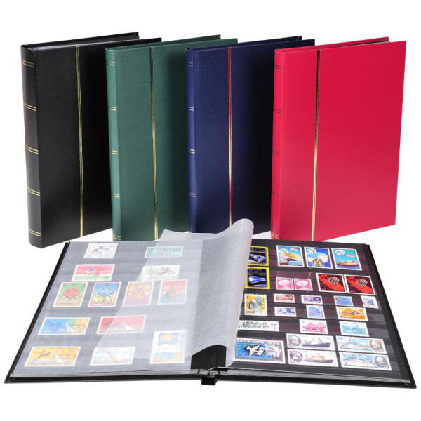 EXACOMPTA Briefmarkenalbum, 170 x 225 mm, rot, 32 Seiten