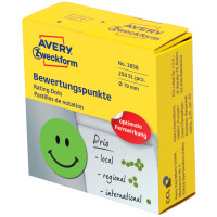 AVERY Zweckform Markierungspunkte, Gesicht positiv,...