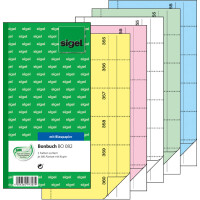 sigel Formularbuch "Bonbuch", 105 x 200 mm, blau