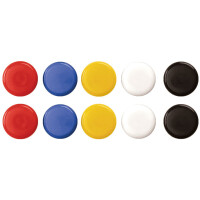 magnetoplan Signalmagnete 20 mm, farbig sortiert