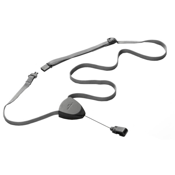 DURABLE Textilband FLEX, mit Jojo, grau