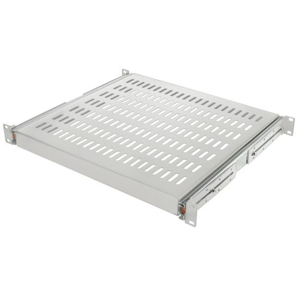 LogiLink 19" Fachboden, 1 HE, ausziehbar, (T)800 mm