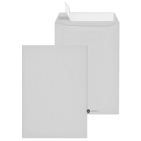 MAILmedia Versandtasche C4, Recycling grau, mit Fenster