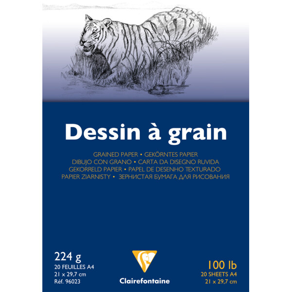 Clairefontaine Zeichenpapierblock "&agrave; Grain", DIN A4