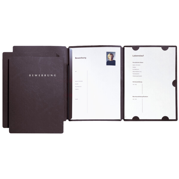 PAGNA Bewerbungs-Set "Select", DIN A4, schwarz