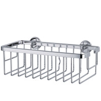tesa Duschkorb ALUXX S, viereckig, Aluminium verchromt