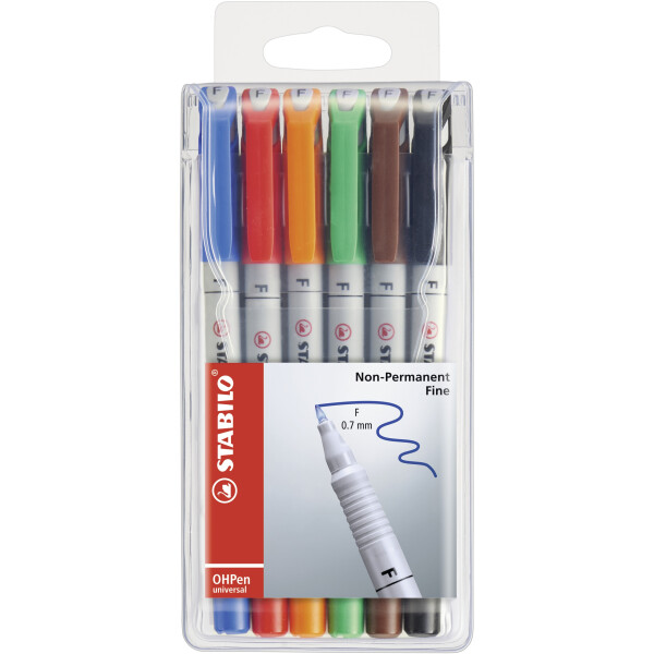 STABILO Nonpermanent-Marker OHPen universal, 8er Etui