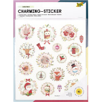 folia Weihnachts-Sticker Charming Christmas III