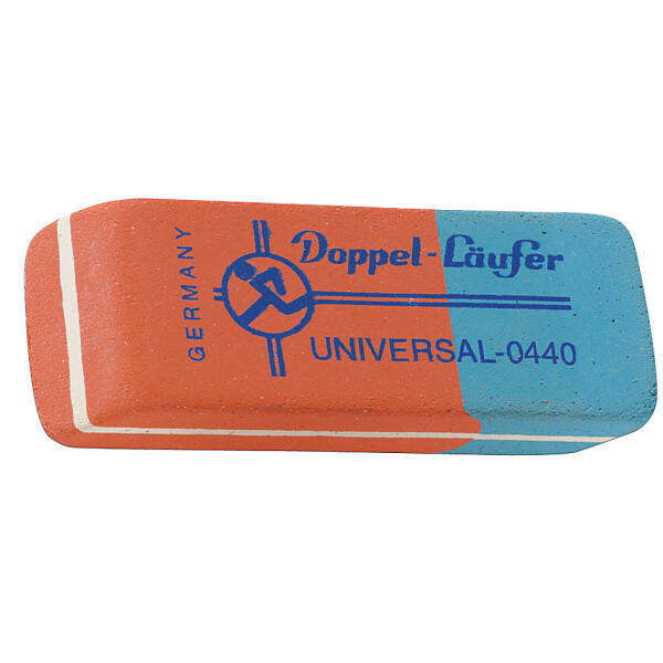 Läufer Naturkautschuk-Radierer DOPPEL-Läufer UNIVERSAL