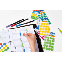 HERMA Markierungspunkte, Durchmesser: 8 mm, dunkelblau