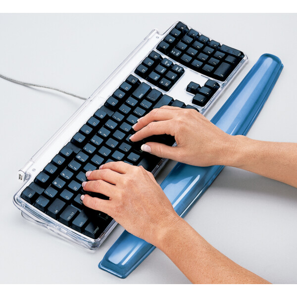 Fellowes Tastatur-Handgelenkauflage Crystals Gel, schwarz
