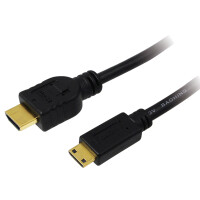 LogiLink HDMI Kabel, A-Stecker - C-Stecker Mini, 1,5 m
