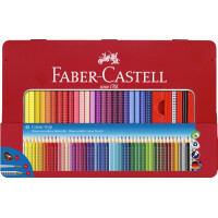 FABER-CASTELL Dreikant-Buntstifte Colour GRIP, 36er Etui