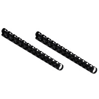 GBC Plastikbinderücken, DIN A5, 14 Ringe, 8 mm, schwarz