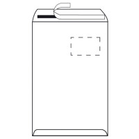 herlitz Versandtasche, DIN C5, ohne Fenster, weiß