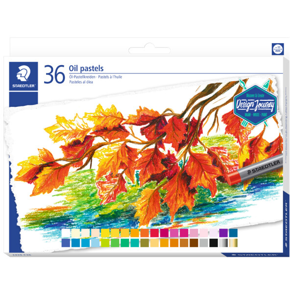 STAEDTLER Ölpastellkreide Design Journey, 12er Kartonetui