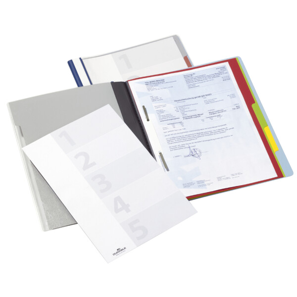 DURABLE Organisationshefter DIVISOFLEX, DIN A4, blau