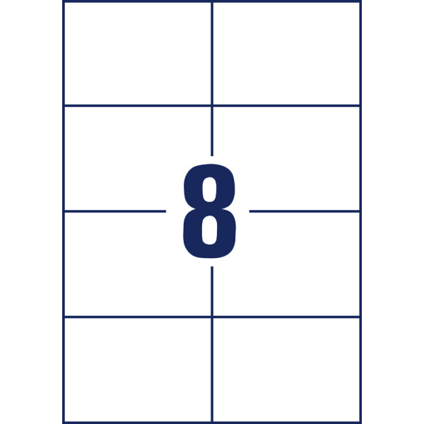 AVERY Zweckform Versand-Etiketten, 99,1 x 143,5 mm, weiß