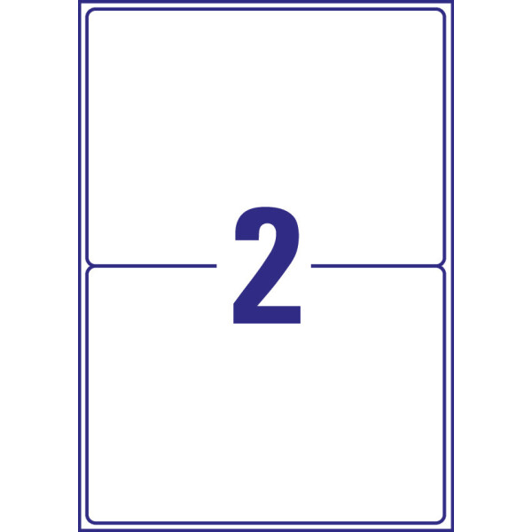 AVERY Zweckform Versand-Etiketten, 99,1 x 143,5 mm, weiß