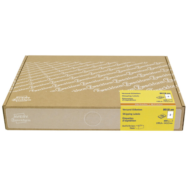 AVERY Zweckform Versand-Etiketten, 99,1 x 143,5 mm, weiß