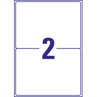 AVERY Zweckform Versand-Etiketten, 99,1 x 143,5 mm, weiß