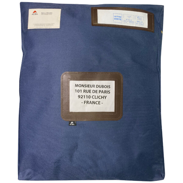 ALBA Banktasche "POCSOUGM" mit Dehnfalte, Polyester, blau