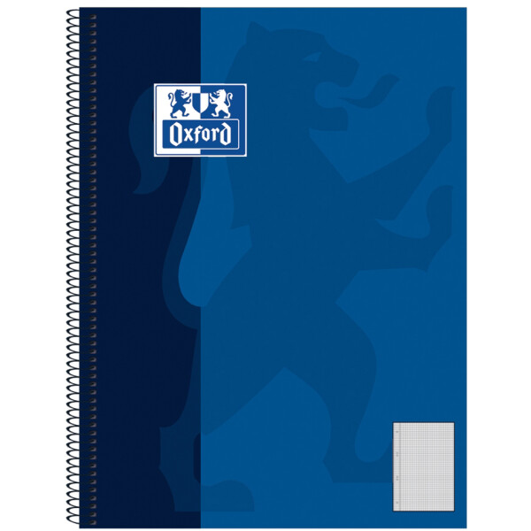 Oxford Collegeblock, DIN A5+, kariert, 80 Blatt, Rand links
