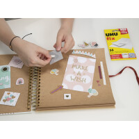 UHU Klebepads patafix deco, wieder ablösbar, weiß