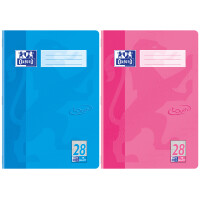 Oxford Schulheft "Touch", DIN A4, Lineatur 27, aqua