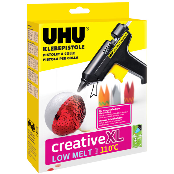 UHU Niedrigtemperatur-Klebepistole Low Melt Creative