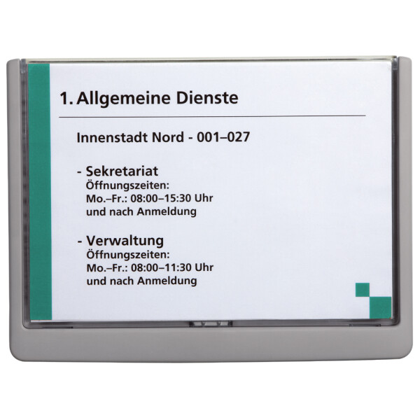 DURABLE Türschild CLICK SIGN, DIN A5, weiß