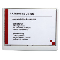 DURABLE Türschild CLICK SIGN, DIN A5, weiß