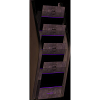 helit 4er Wand-Prospekthalter "the arc", DIN A5...