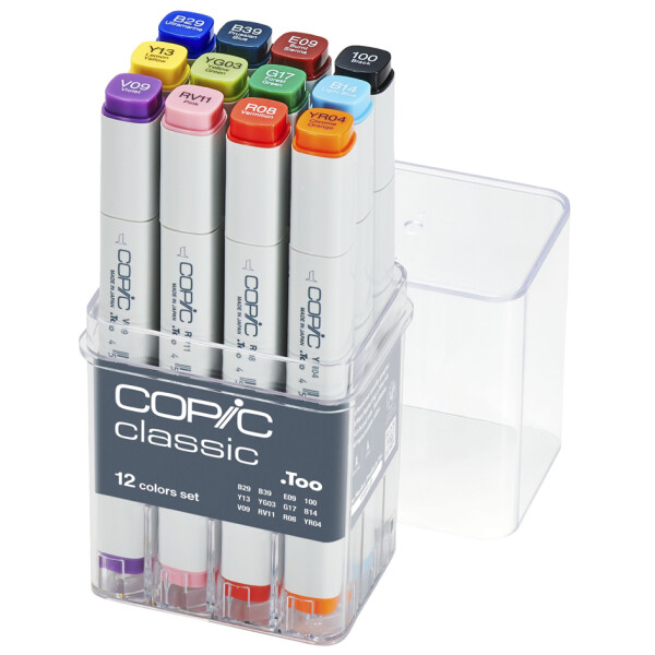 COPIC Marker classic, 12er Basis Set