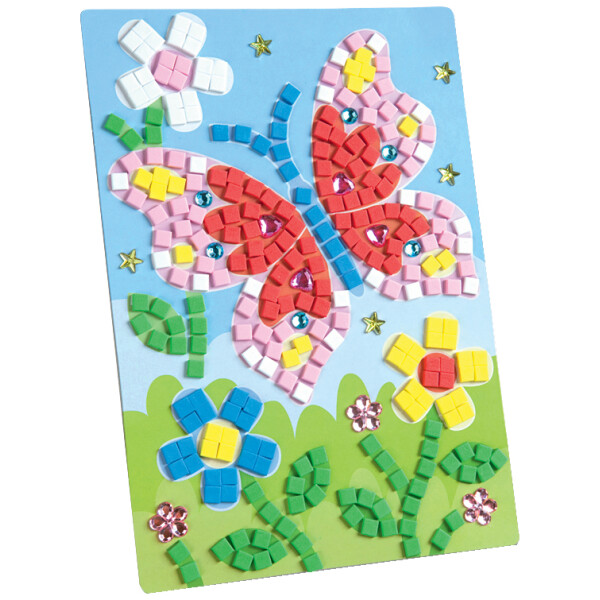 folia Moosgummi-Mosaik "Schmetterling", 405 Teile