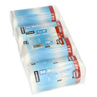 STARPAK Mülleimerbeutel HDPE, 60 Liter, weiß