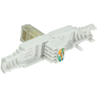 LogiLink Modularer RJ45-Steckverbinder Kat.5e, ungeschirmt