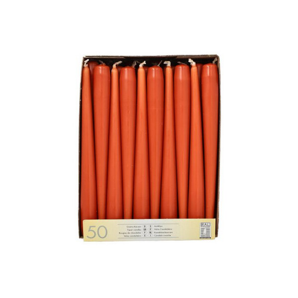 STARPAK Leuchterkerzen, 22 mm, creme, 50er Pack
